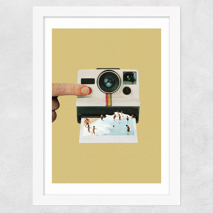 Memories On Film Wide White Frame