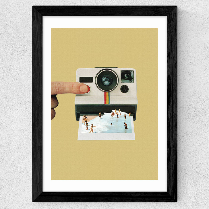 Memories On Film Wide Black Frame
