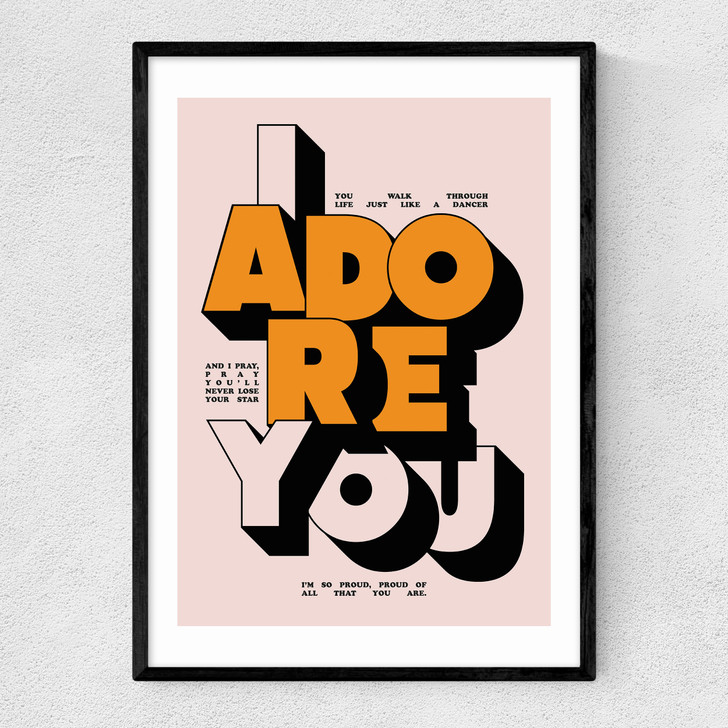 Adore You Narrow Black Frame