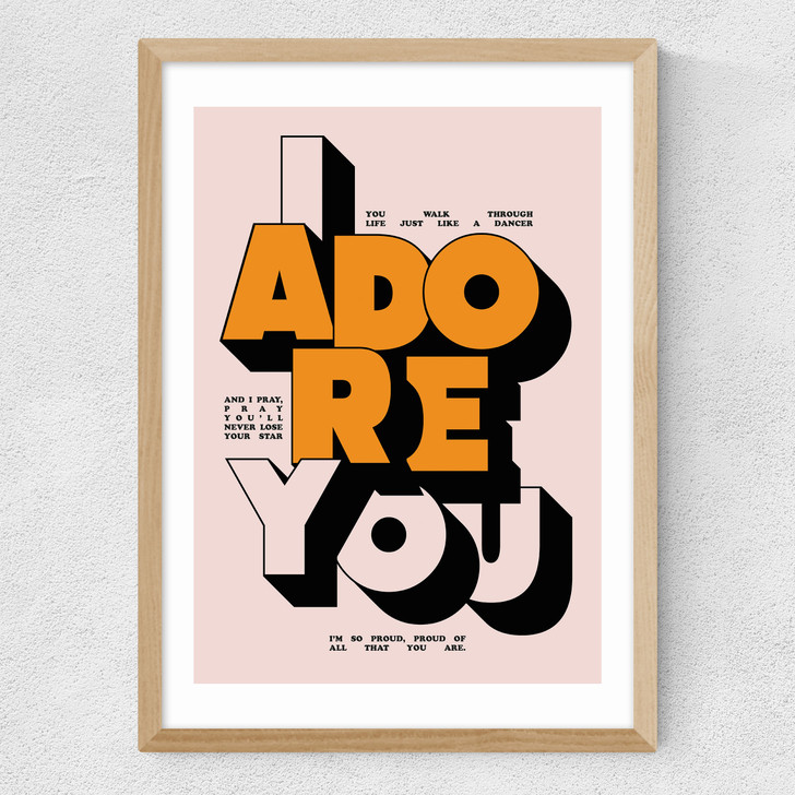 Adore You Medium Oak Frame