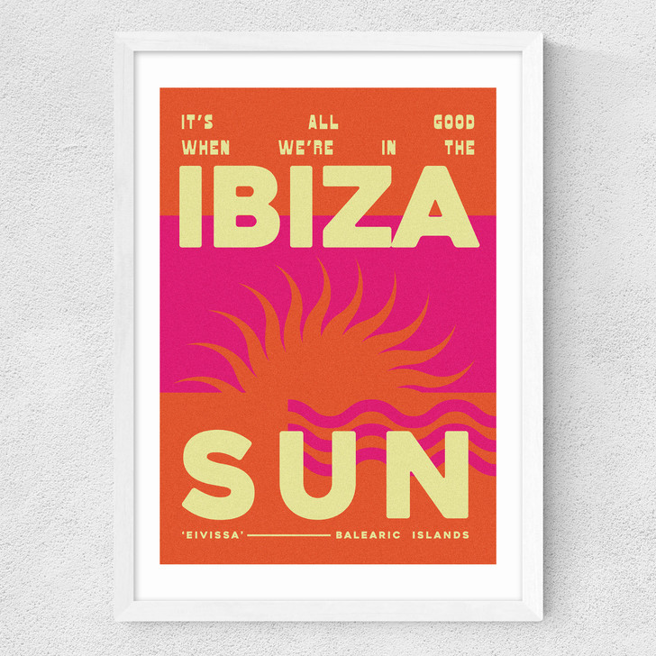 Ibiza Sun Medium White Frame
