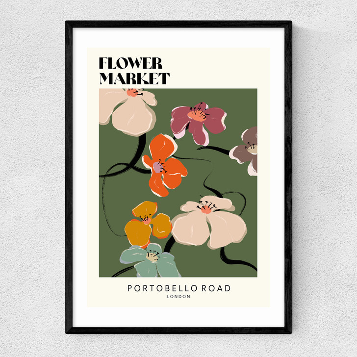 Portobello Road Narrow Black Frame