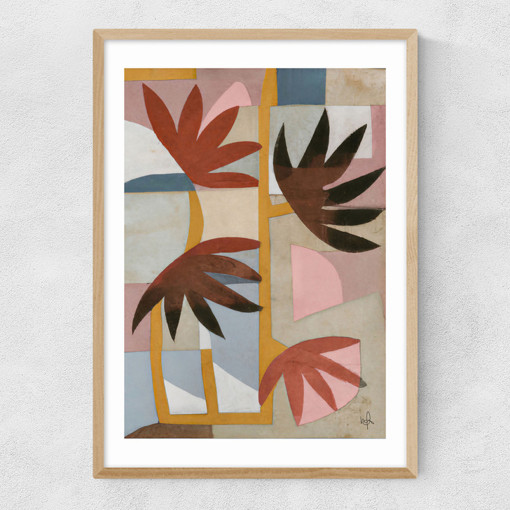 Flower Safari Narrow Oak Frame