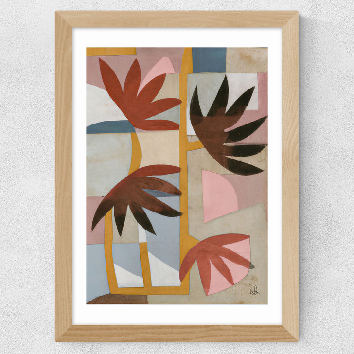 Flower Safari Wide Oak Frame