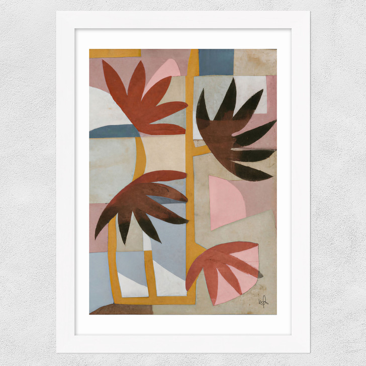 Flower Safari Wide White Frame