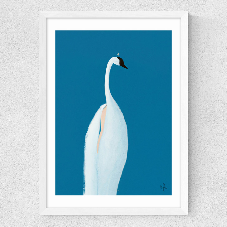 Swan Maybe Medium White Frame
