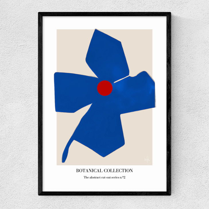 Botanical Collection II Narrow Black Frame