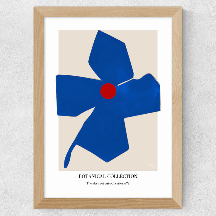 Botanical Collection II Wide Oak Frame