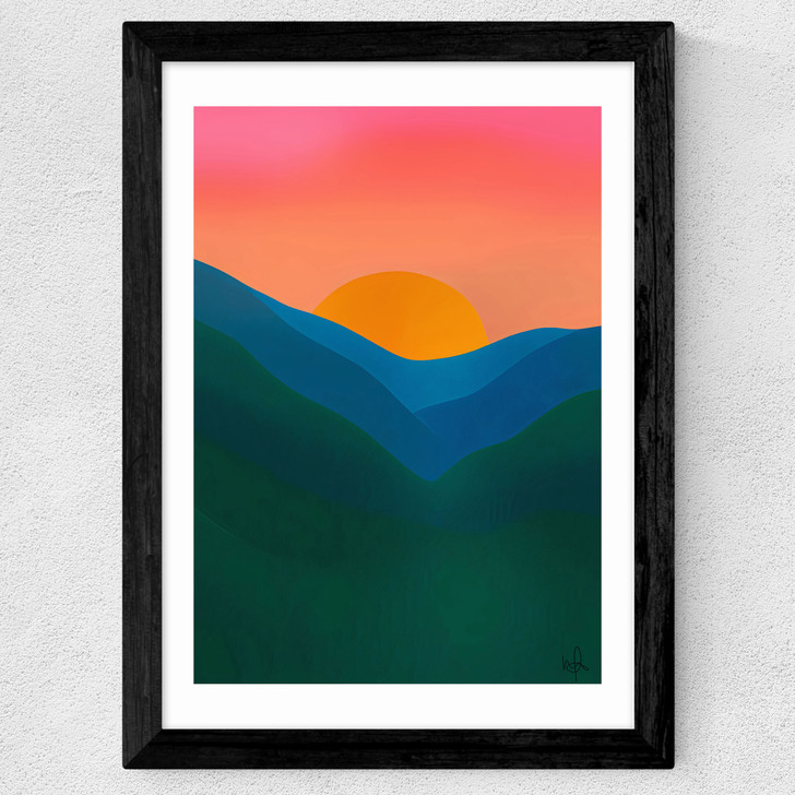 Echo Wide Black Frame