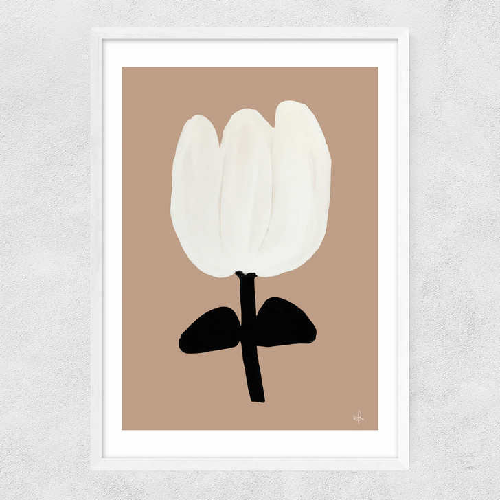 For You Narrow White Frame