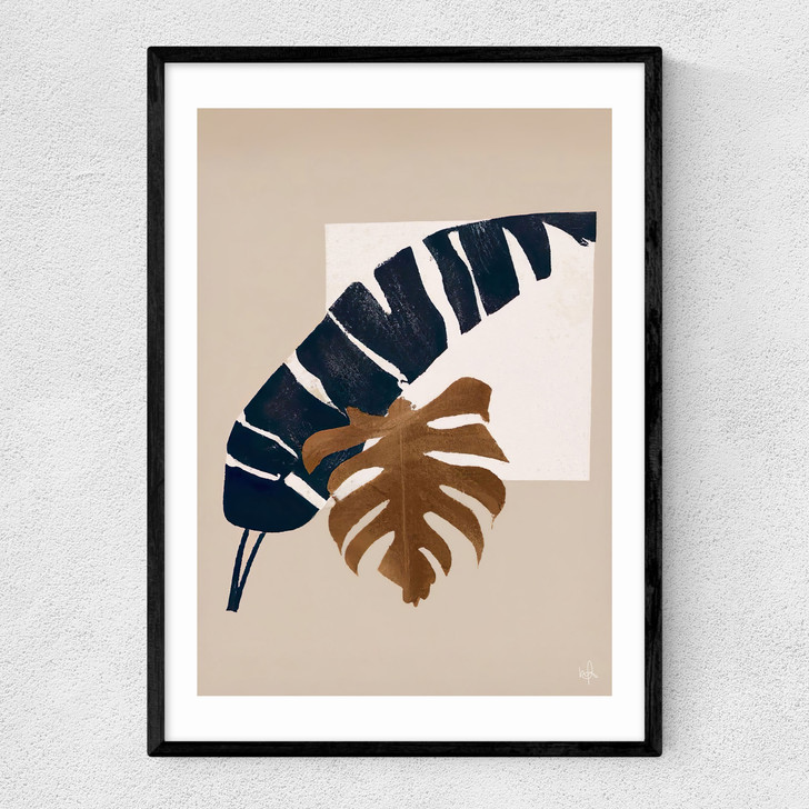 How On Earthy Narrow Black Frame