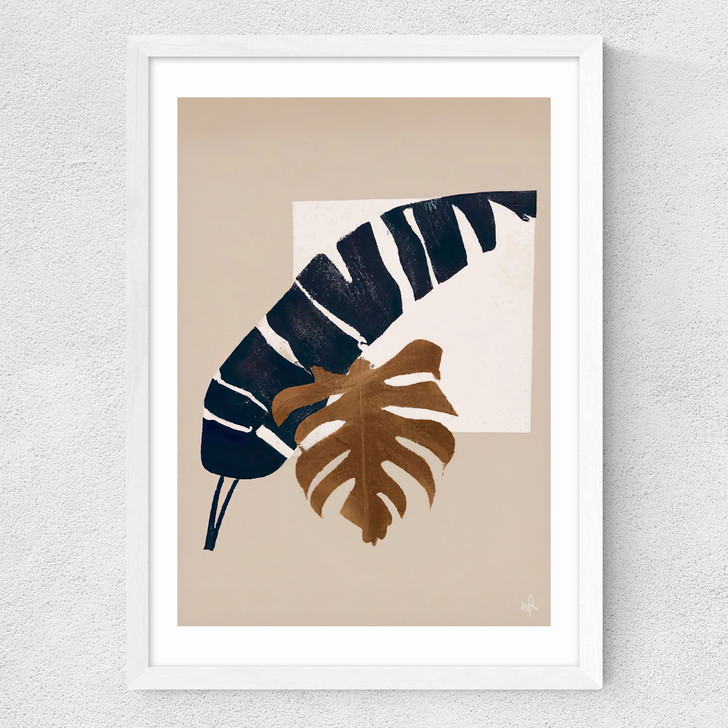 How On Earthy Medium White Frame