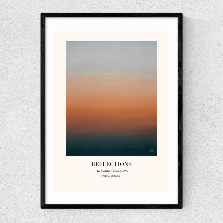 The Solstice Series - Reflections Narrow Black Frame