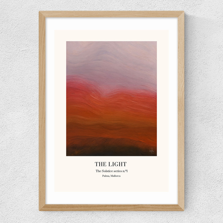 The Solstice Series - The Light Medium Oak Frame