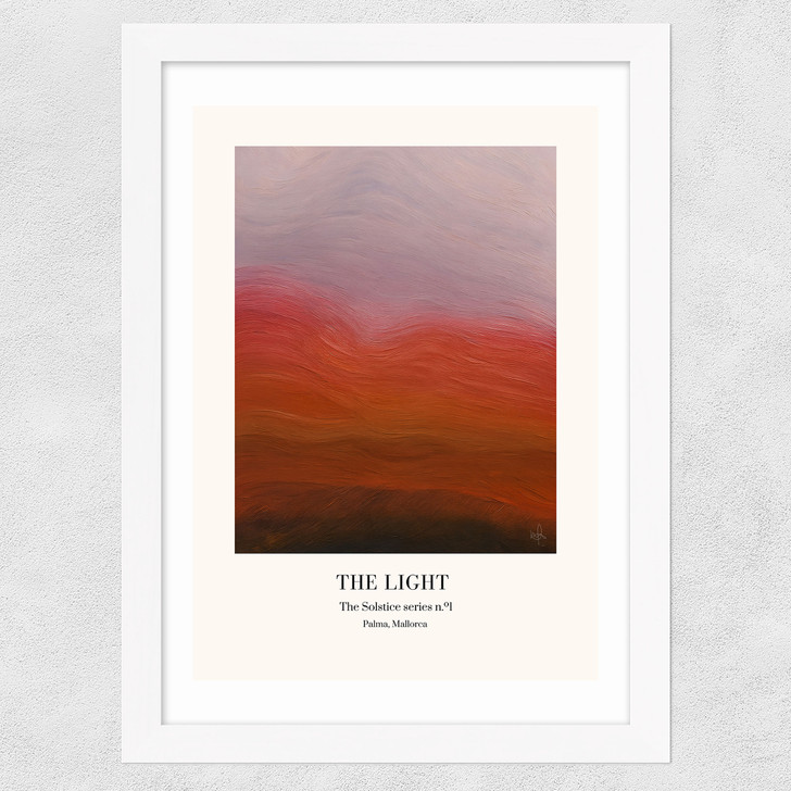 The Solstice Series - The Light Wide White Frame