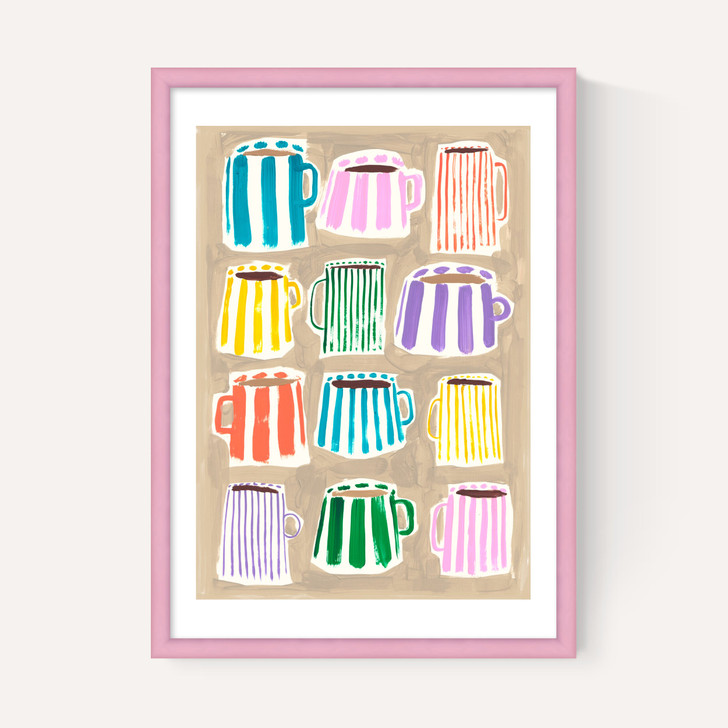 Stripey Coffee Cups