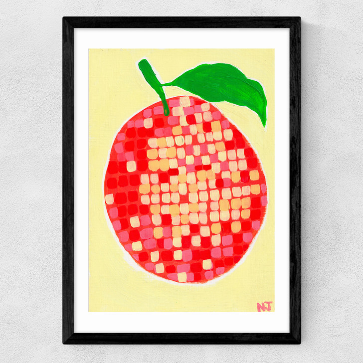 Disco Orange Medium Black Frame