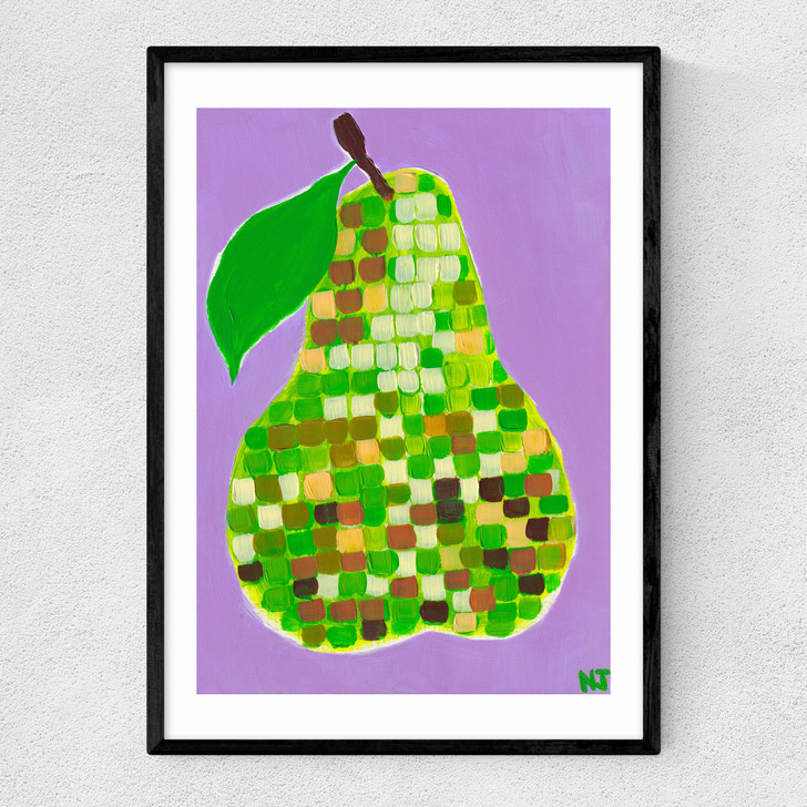 Disco Pear Narrow Black Frame