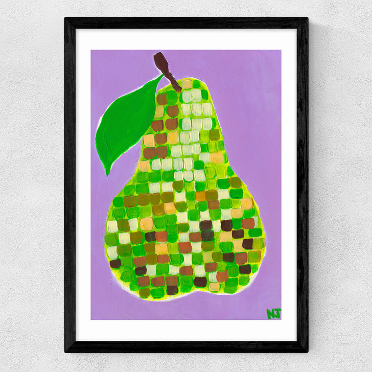 Disco Pear Medium Black Frame