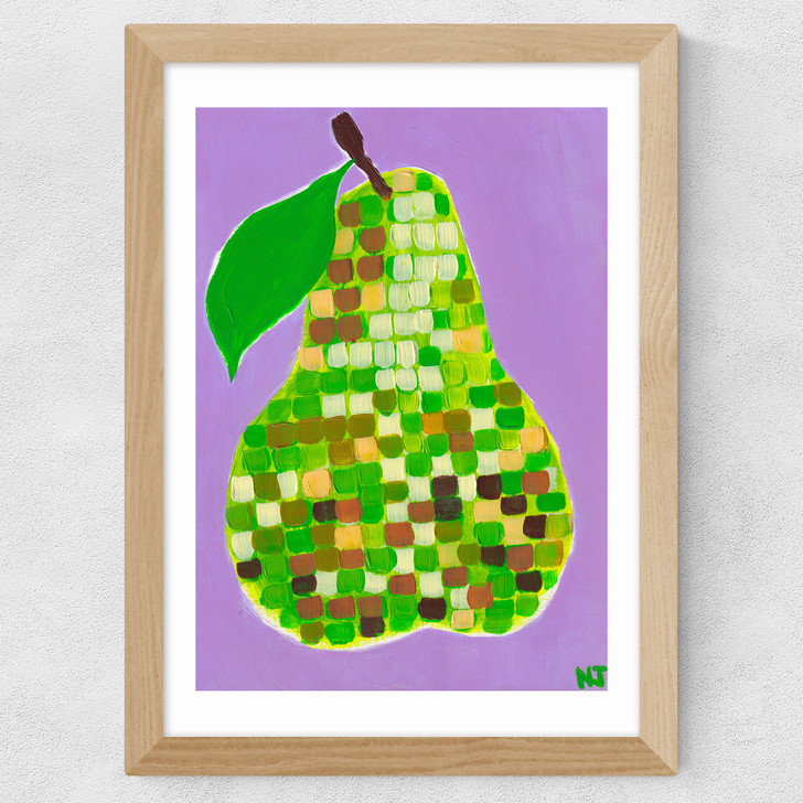 Disco Pear Wide Oak Frame