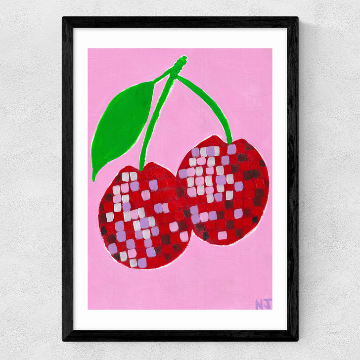 Disco Cherry Medium Black Frame