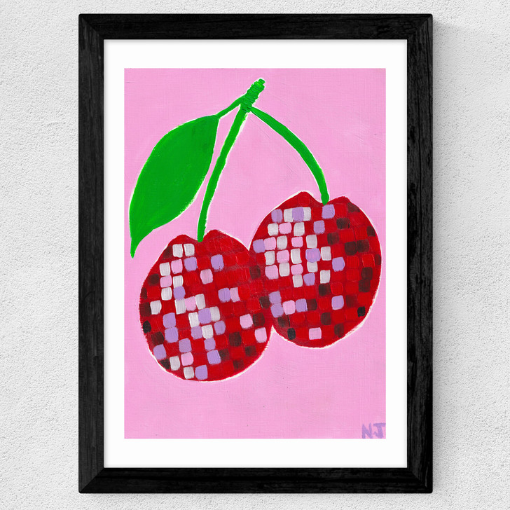 Disco Cherry Wide Black Frame