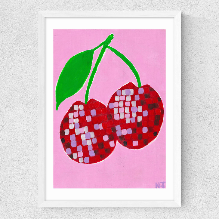 Disco Cherry Medium White Frame