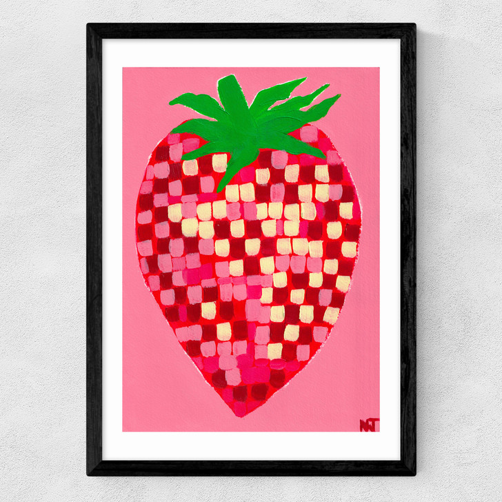 Disco Strawberry Medium Black Frame