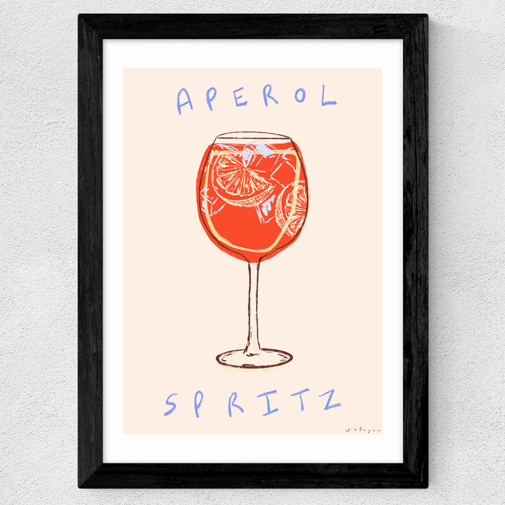 Aperol Time Wide Black Frame