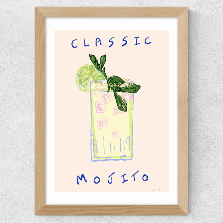 Mojito Time Wide Oak Frame