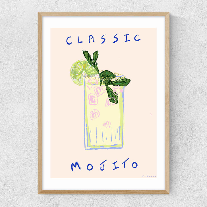 Mojito Time Narrow Oak Frame