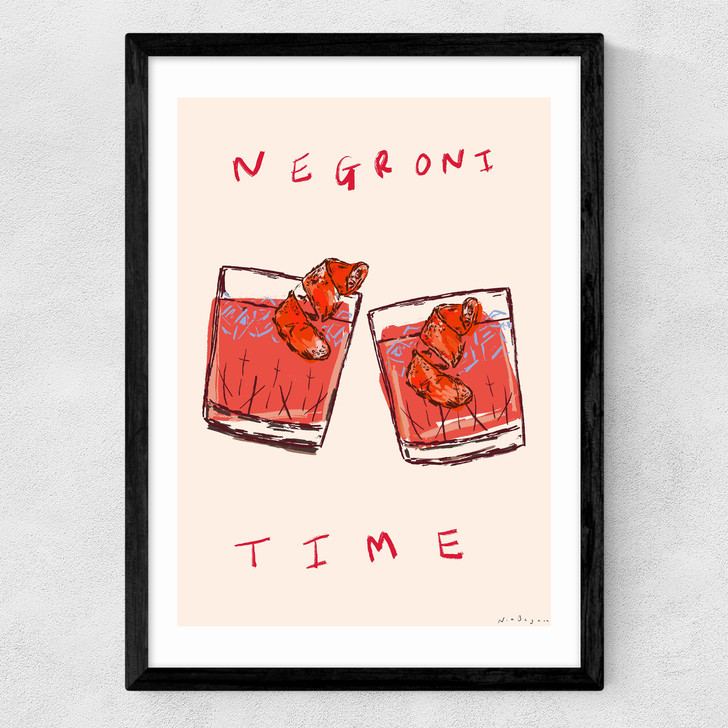 Negroni Time Medium Black Frame