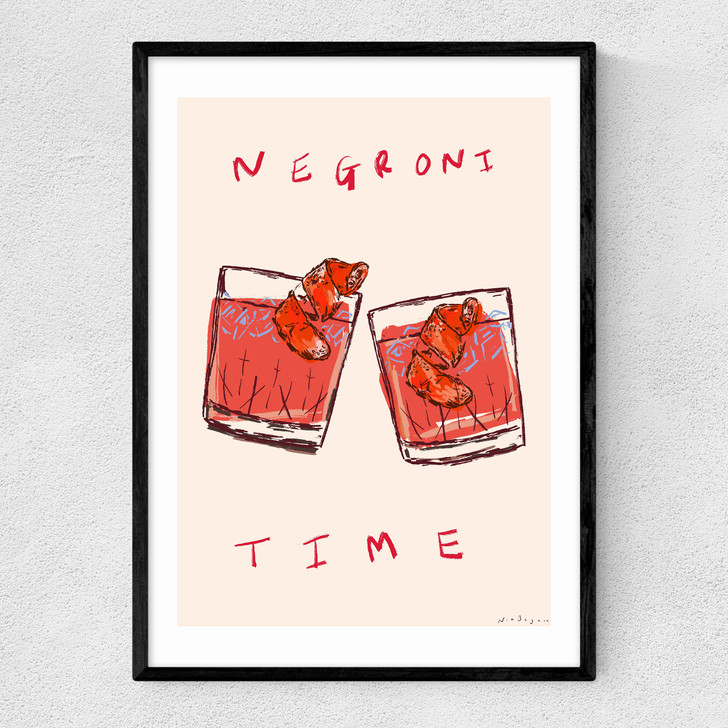 Negroni Time Narrow Black Frame
