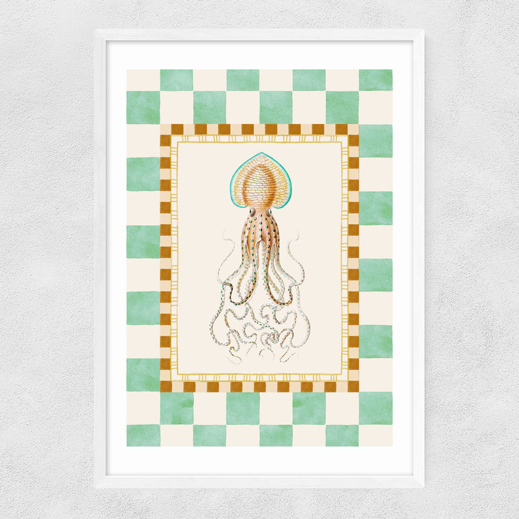 Funky Squid Narrow White Frame