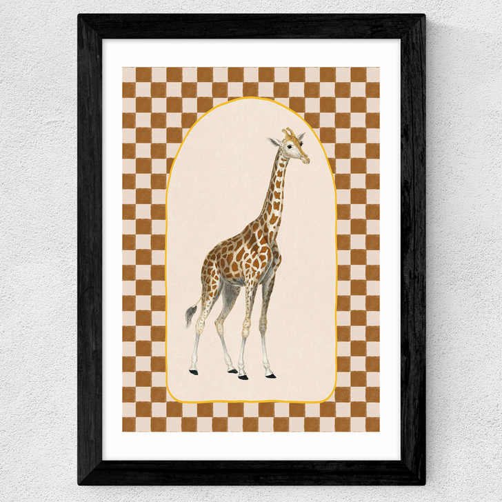 Check Out This Giraffe Wide Black Frame