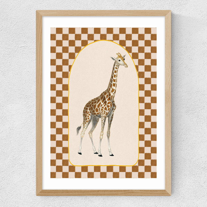 Check Out This Giraffe Medium Oak Frame