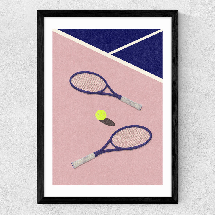 LA Tennis Club Medium Black Frame