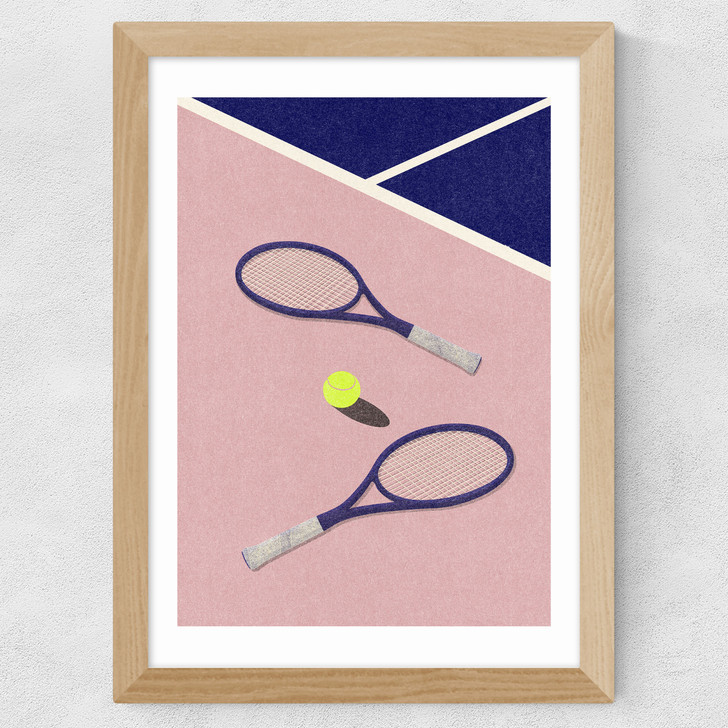 LA Tennis Club Wide Oak Frame