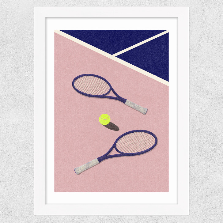 LA Tennis Club Wide White Frame