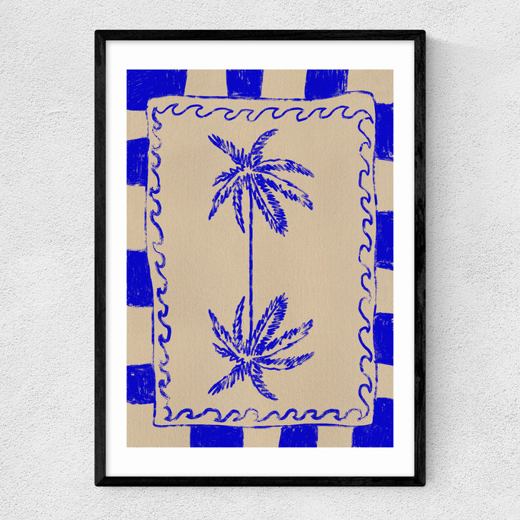 Coastal Charm Narrow Black Frame