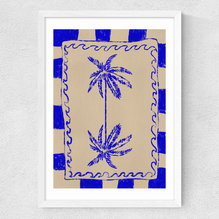 Coastal Charm Medium White Frame