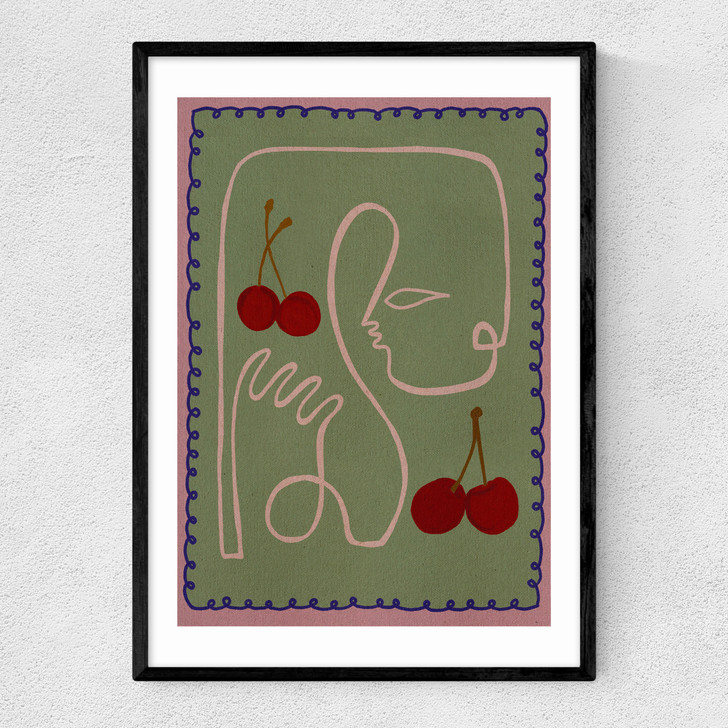 Fruit Fiesta V Narrow Black Frame