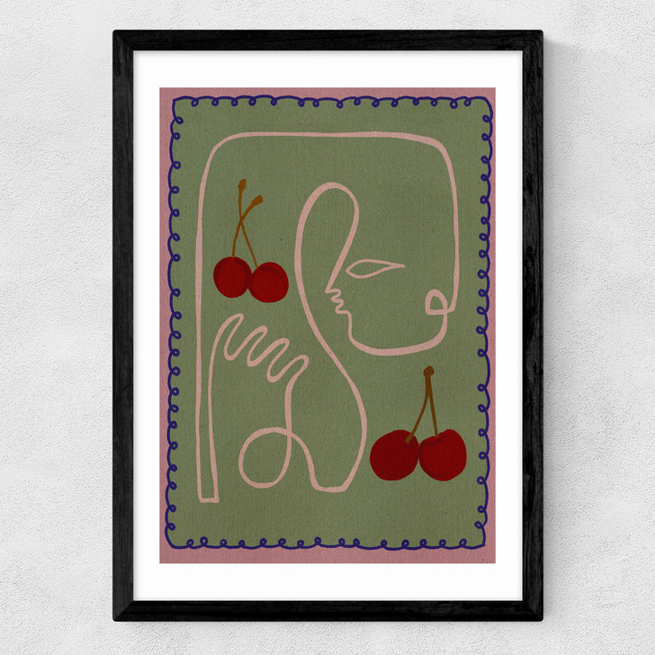 Fruit Fiesta V Medium Black Frame