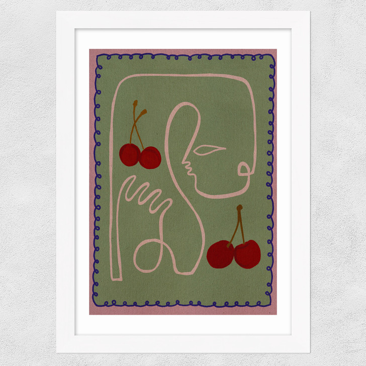 Fruit Fiesta V Wide White Frame