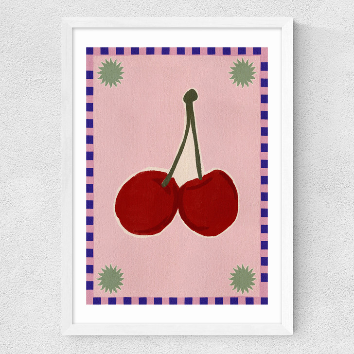 Lush Duo I Medium White Frame