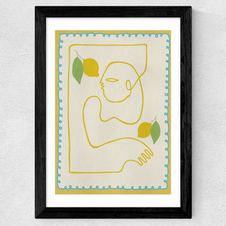 Squeeze of Joy Wide Black Frame