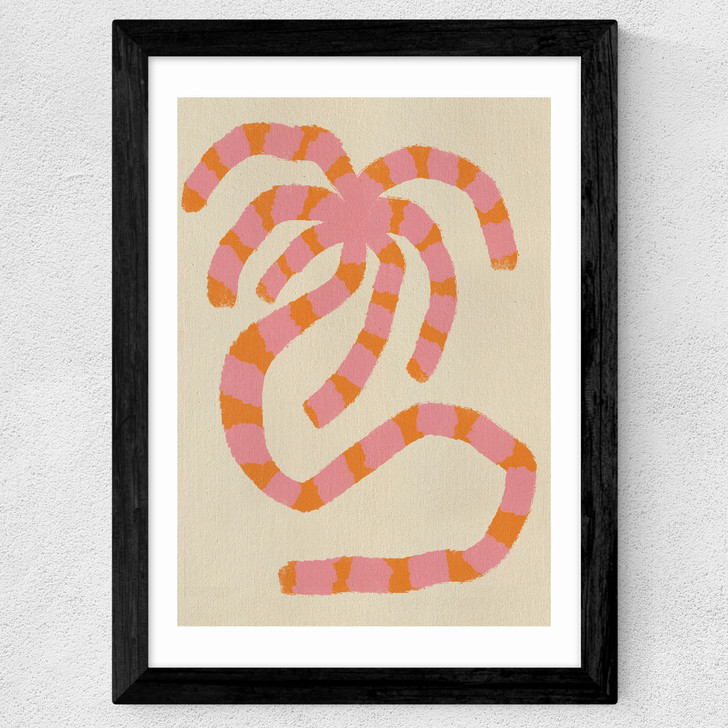 Solo Summer Palm Wide Black Frame