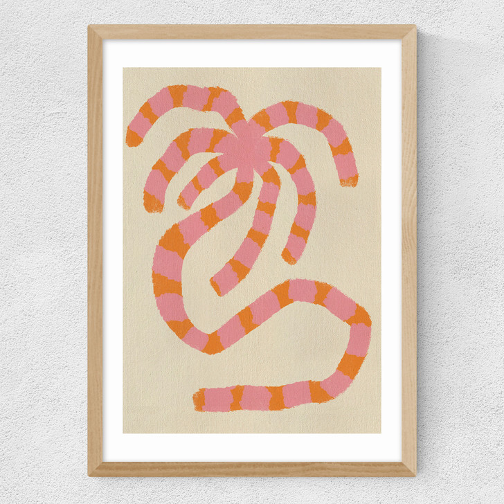 Solo Summer Palm Medium Oak Frame