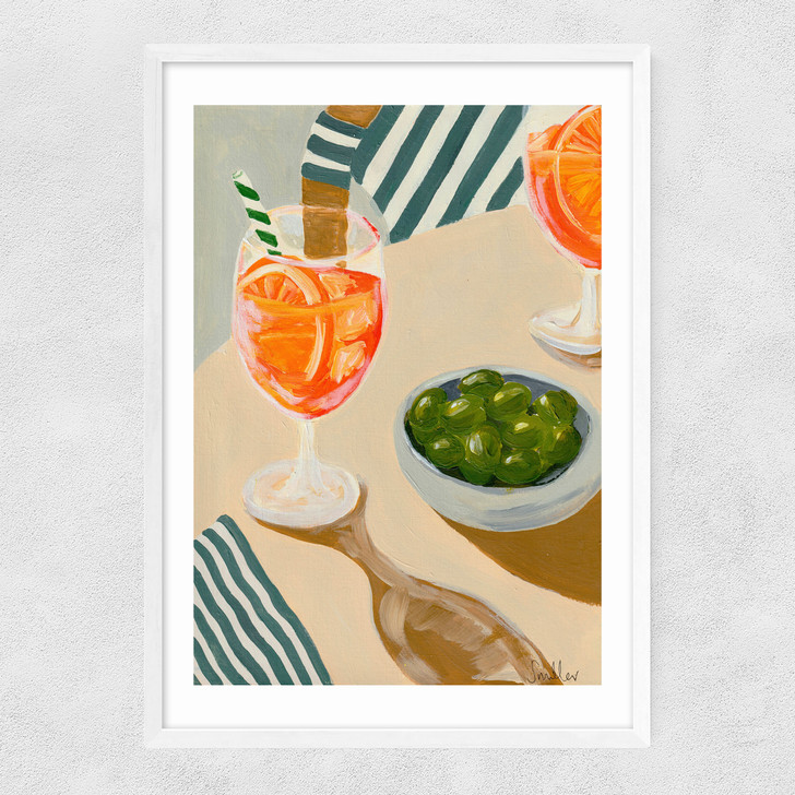 Aperitif Narrow White Frame
