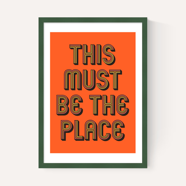 This Must Be The Place (Orange)